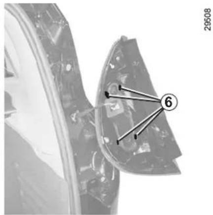 RENAULT Scenic (2012) - REAR LIGHTS AND INDICATOR LIGHTS: changing bulbs (2/4) - 2