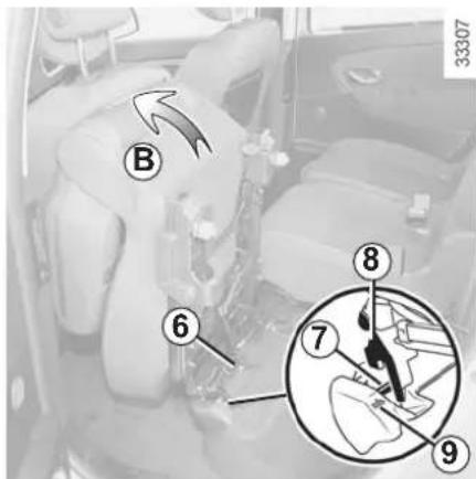 RENAULT Scenic (2012) - To remove a seat - 1