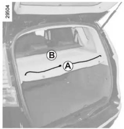RENAULT Scenic (2011) - Rear parcel shelf - 1
