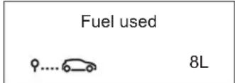 RENAULT Scenic (2011) - TRIP COMPUTER AND WARNING SYSTEM: journey parameters (1/4) - 3