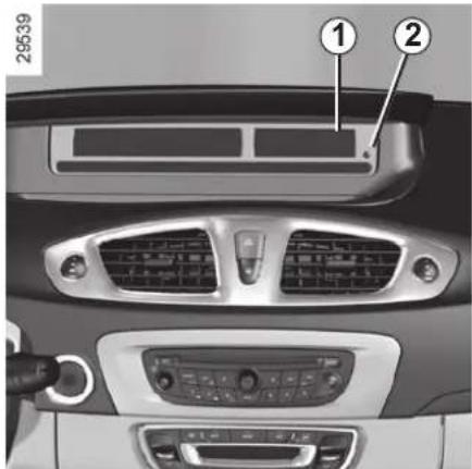 RENAULT Scenic (2011) - CLOCK AND EXTERIOR TEMPERATURE (1/2) - 1