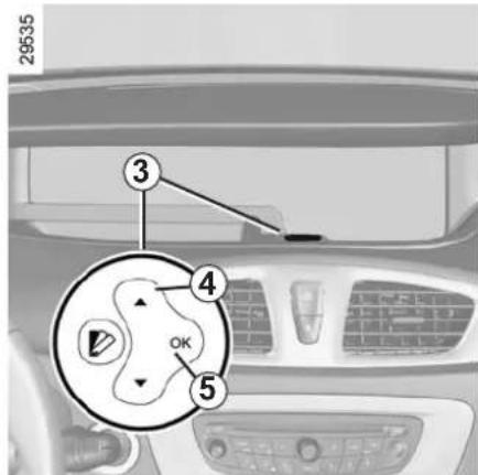 RENAULT Scenic (2011) - Resetting the clock 1 - 1