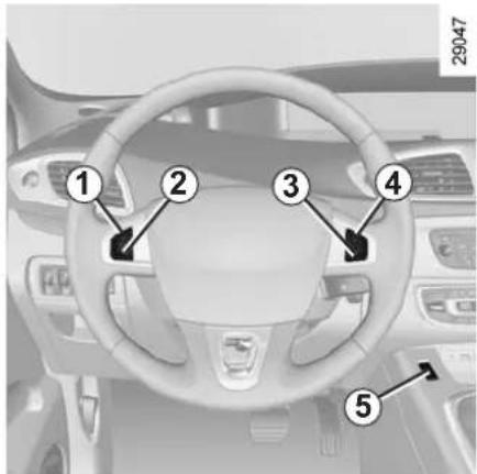RENAULT Scenic (2011) - CRUISE CONTROL/SPEED LIMITER: speed limiter function (1/3) - 1