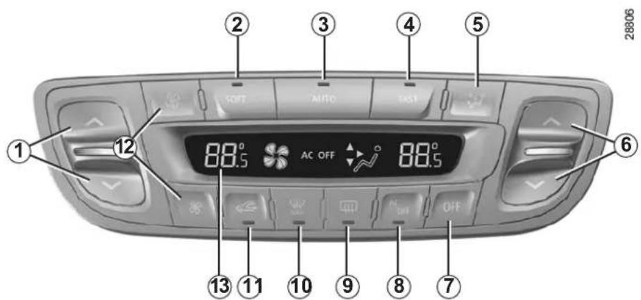 RENAULT Scenic (2011) - AUTOMATIC CLIMATE CONTROL (1/5) - 1