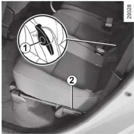 RENAULT Scenic (2011) - REAR SEAT FUNCTIONS (1/2) - 1