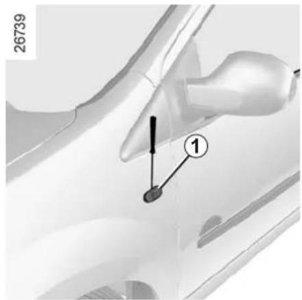 RENAULT Twingo (2011) - INDICATOR LIGHTS: changing bulbs - 1