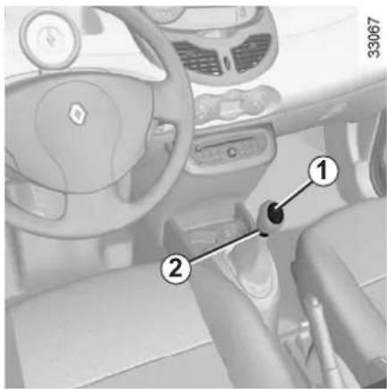RENAULT Twingo (2011) - GEAR LEVER/POWER-ASSISTED STEERING - 1