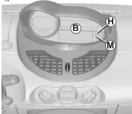 RENAULT Twingo (2011) - TIME AND EXTERIOR TEMPERATURE (continued) - 1