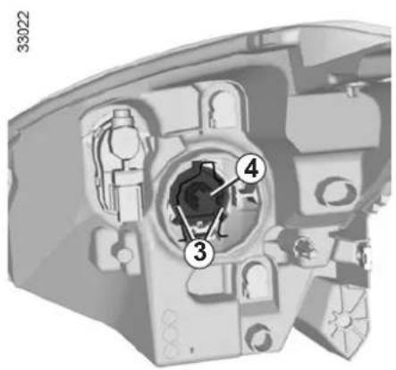 RENAULT Twingo (2011) - HEADLIGHTS: changing bulbs (2/3) - 3