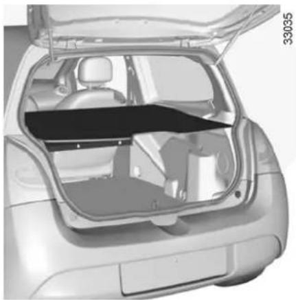 RENAULT Twingo (2011) - LUGGAGE COMPARTMENT COVER: utility versions - 1