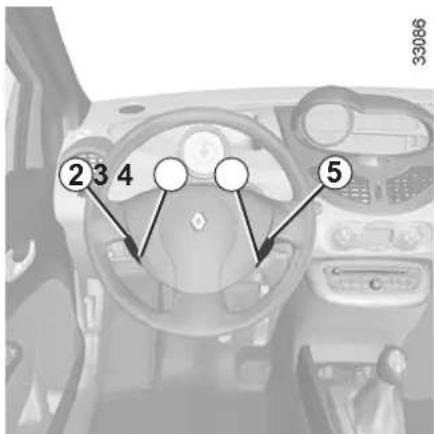 RENAULT Twingo (2011) - CRUISE CONTROL - SPEED LIMITER: limiter function (3/3) - 1