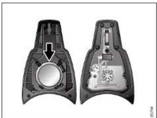 SAAB 9-3 (2004) - Remote control battery low. Replace battery. - 12