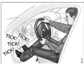 SAAB 9-3 (2004) - Do not release the brake pedal before the car has come to a halt or the danger is past! - 1