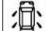 SAAB 9-3 (2004) - Warning and indications that can be shown on the SID - 16