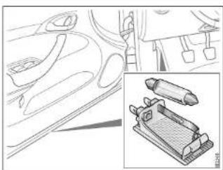 SAAB 9-3 (2004) - Trunk lighting, Convertible - 9