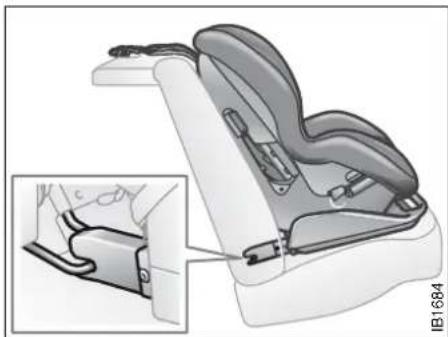 SAAB 9-5 (2002) - LATCH installation - 1