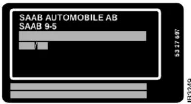 SAAB AUTOMOBILE AB SAAB 9-5 53 27 697 IB3249