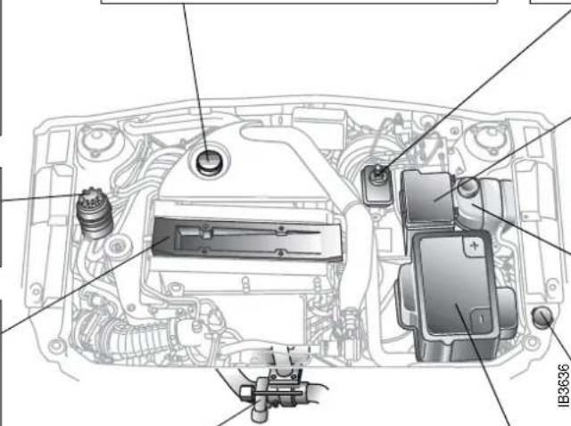 SAAB 9-5 (2003) - Engine compartment - 1