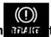 SAAB 9-5 (2003) - Warning, charging Brake warn - 1