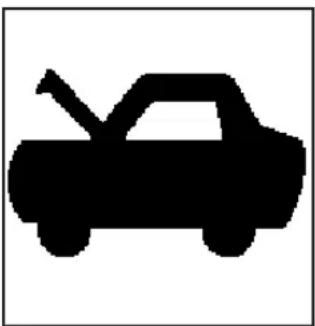 SAAB 9-7X (2006) - Levierd'ouvertureducapot - 1