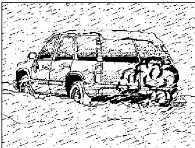 SAAB 9-7X (2006) - Si vous êtes surpris par un blizzard - 1