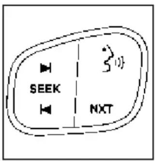 SAAB 9-7X (2006) - Commandes audio intégrées au volant de direction - 1