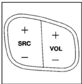 SAAB 9-7X (2007) - Commandesaudiointégréesau volantdedirection - 2