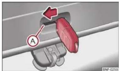 SKODA Citigo (2012) - Déverrouillage de secours du hayon - 1