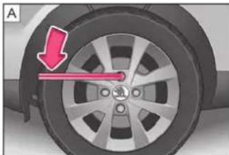 SKODA Citigo (2012) - Desserrage et serrage des boulons de roue - 1