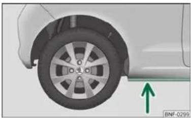 SKODA Citigo (2012) - Franchissement d'une nappe d'eau sur la route - 1