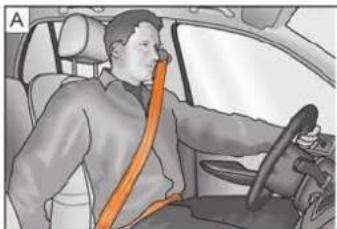 SKODA Citigo (2012) - Bouclage et débouclage des ceintures de sécurité trois points - 2