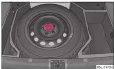 SKODA Yeti (2011) - Roue de secours - 1