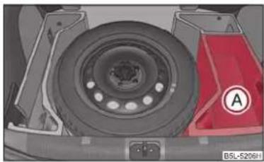 SKODA Yeti (2011) - Coffre de rangement extractible - 1