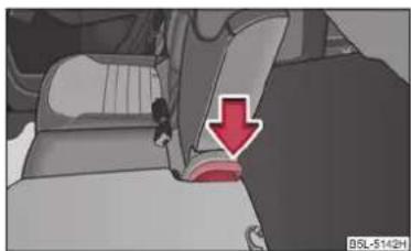SKODA Yeti (2011) - Mettre les sièges sur la position initiale - 1