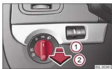 SKODA Yeti (2011) - Phares antibrouillard #D - 1
