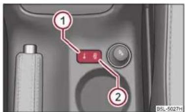 SKODA Yeti (2011) - Touche pour le verrouillage centralisé - 1