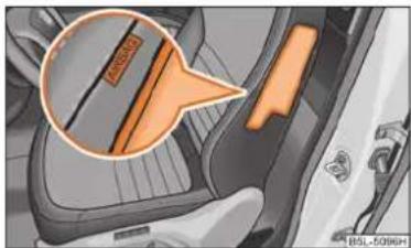 SKODA Yeti (2011) - Description des airbags latéraux - 1