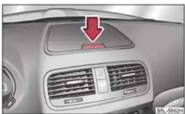 SKODA Yeti (2011) - Vide-poches sur le tableau de bord - 1