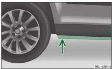 SKODA Yeti (2011) - Franchissement d'une nappe d'eau sur la route - 1