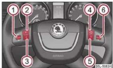 SKODA Yeti (2011) - Volant multifonction - 1
