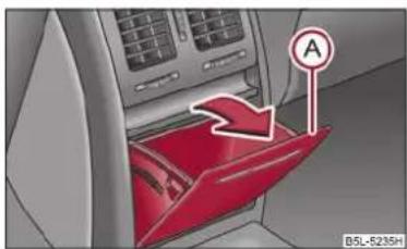 SKODA Yeti (2011) - Vide-poches dans la console centrale AR - 1
