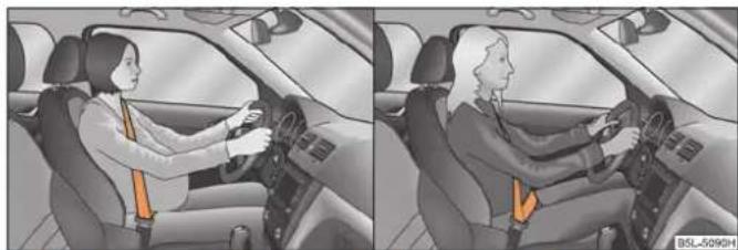 SKODA Yeti (2011) - Attacher une ceinture de sécurité trois points - 1