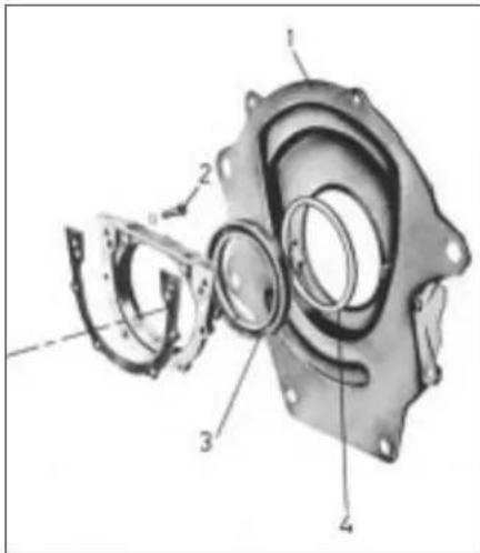 VOLKSWAGEN Jetta (1984) - Camshaft front seal - 2