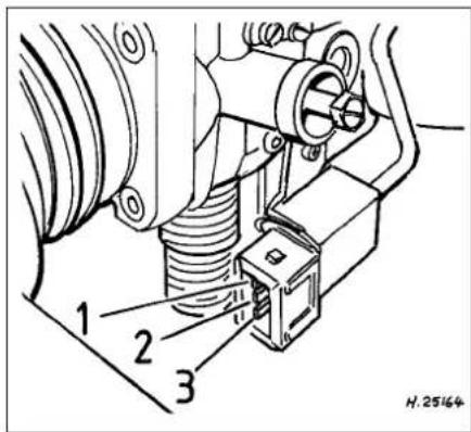 VOLKSWAGEN Jetta (1984) - Throttle valve switch - testing - 2