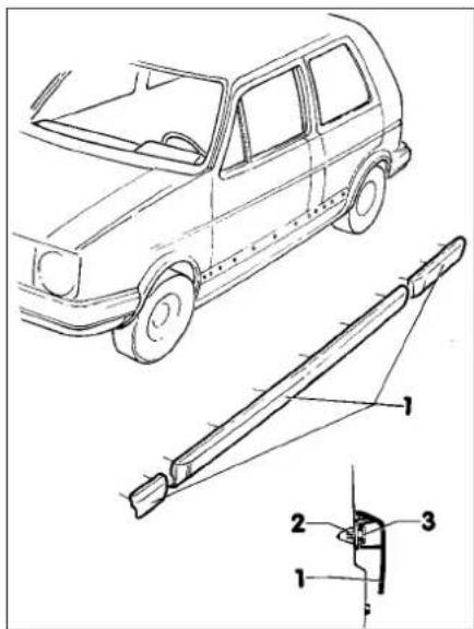 VOLKSWAGEN Jetta (1984) - Adhered type - 3