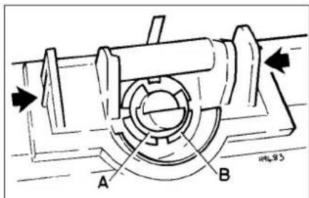 VOLKSWAGEN Golf (1984) - Tailgate lock, grip and lock cylinder - removal, refitting and adjustment - 6