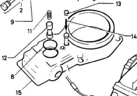 VOLKSWAGEN Golf (1984) - Idle speed - adjustment - 3
