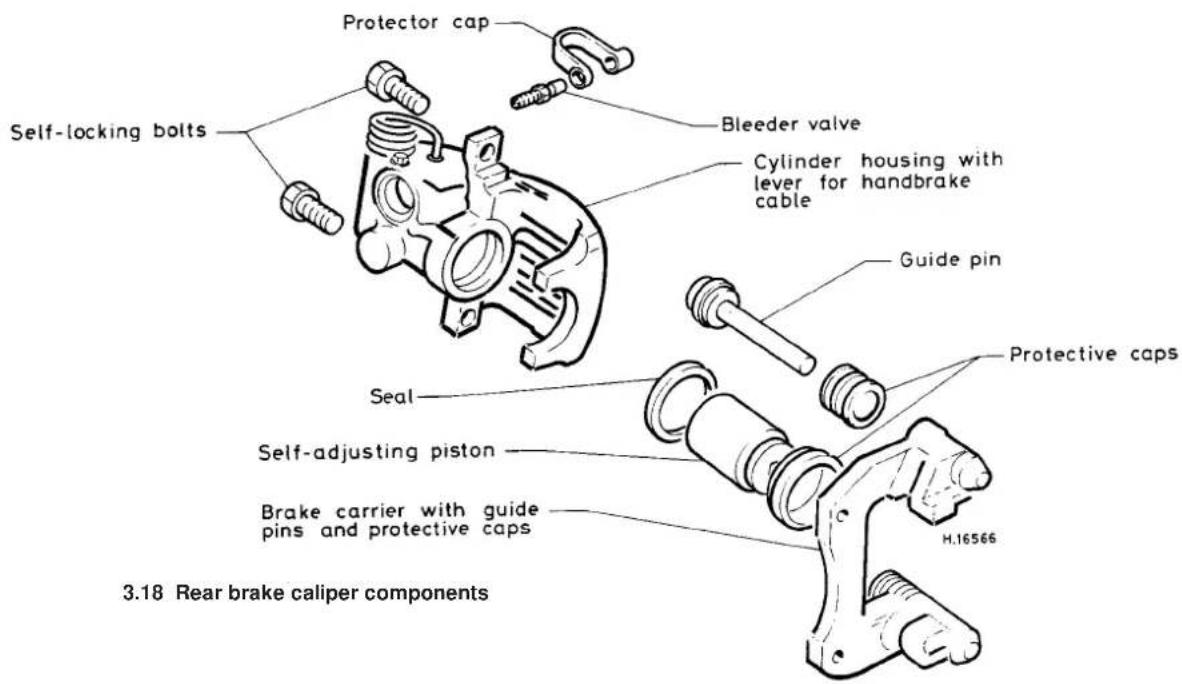 VOLKSWAGEN Golf (1984) - Front calipers - 3