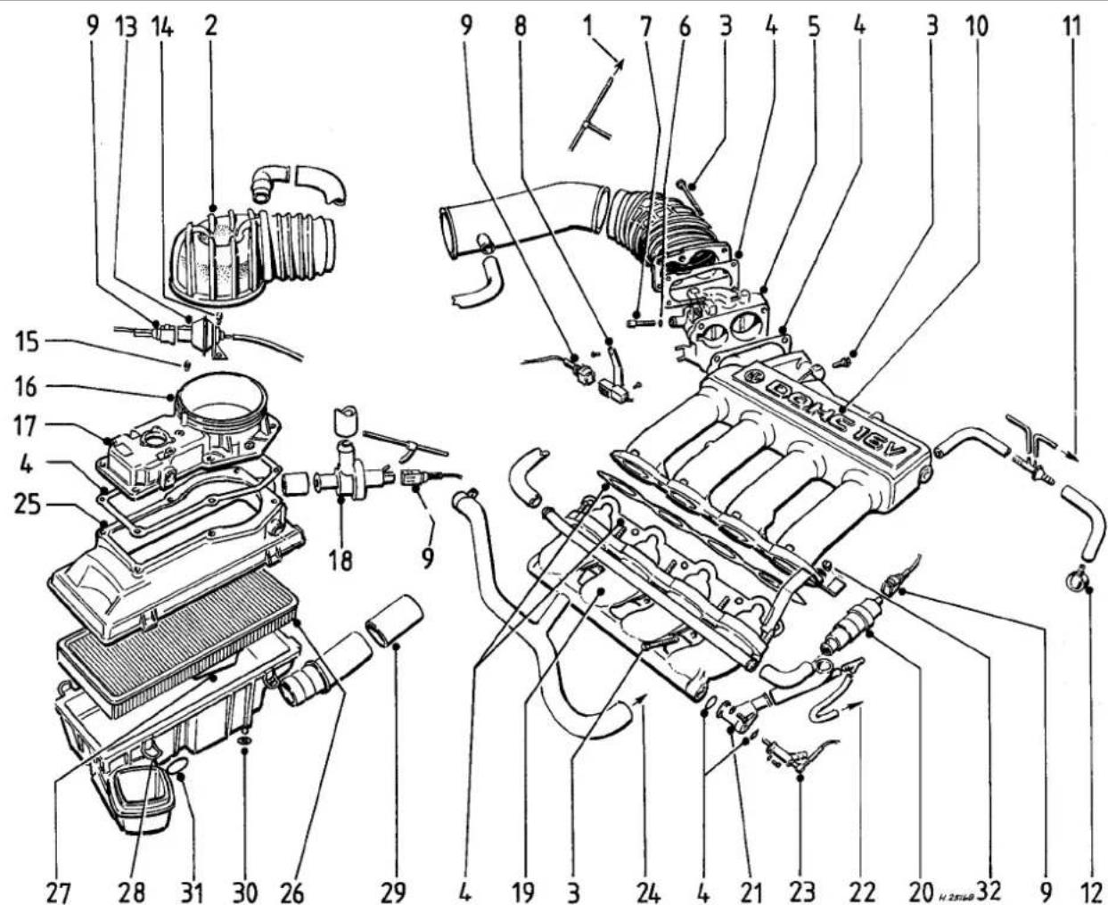 VOLKSWAGEN Golf (1984) - Idle speed - adjustment - 5