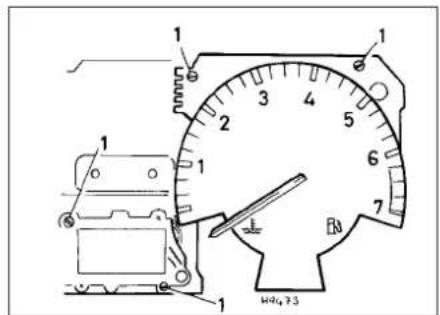 VOLKSWAGEN Golf (1984) - Motometer multi-function indicator - 2